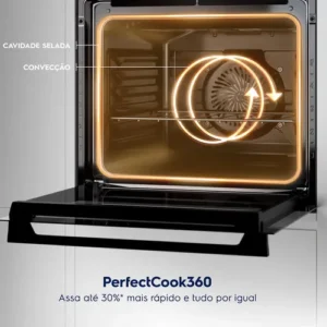 Forno de Embutir Electrolux Elétrico 80L Expert com VaporBake e Wi-fi Cinza (OE8EW) - Imagem 6