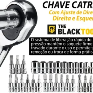 Jogo De Soquete Catraca Chave Allen Kit C/ Maleta 46 Peças - Imagem 8