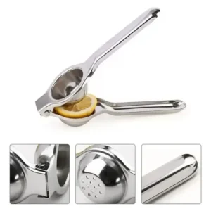 Espremedor De Limão Inox Manual Maciço Super Forte - Imagem 3