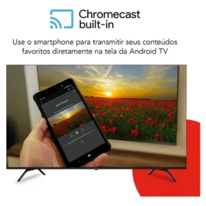 Smart TV AIWA 55” Android 4K Borda Ultrafina Dolby Vision&Atmos AWS-TV-55-BL-01-A - Imagem 9