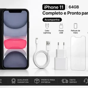 Apple Iphone 11 Preto Original Bateria 100% - Bom (Recondicionado) - Imagem 5