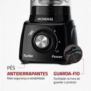 Liquidificador Turbo Power Mondial 550W - L-99 FB - Imagem 8