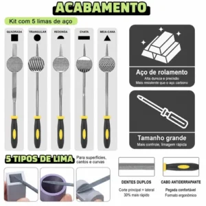 Kit 54 Peças Completo de Ferramentas Manuais para Impressão 3D, Alicate, Pinças, Estilete, Agulhas Inox para Limpeza de Bico - Imagem 6