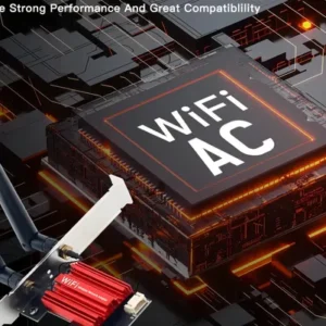 Placa De Rede WiFi PCI-E Fenvi AC1200 Dual Band 2.4G/5G Antena Dupla - Imagem 8