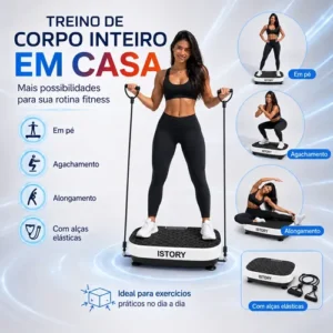 Plataforma Vibratória 199 Níveis Controle Remoto Bluetooth - Imagem 11