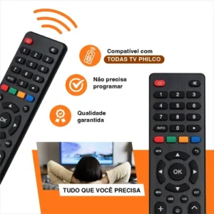 Kit 10 Controles Remotos para TV Philco Smart com Botões Netflix, YouTube e Prime Video - Imagem 4