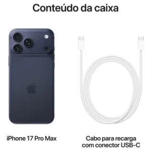 iPhone 17 Pro Max 256GB - Azul-profundo (Novo com caixa aberta) - Imagem 9
