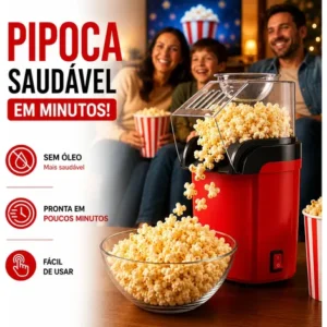 Máquina Pipoqueira Elétrica Ar Quente Sem Óleo Ar Quente Pop - Imagem 3