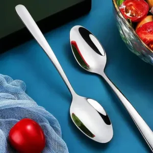 12 Colheres Para Sobremesa Aço Inox Promoção - Imagem 10