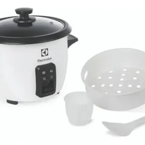 Panela Elétrica Electrolux vapor arroz capacidade 1,3L 7 xícaras manter aquecido panela removível antiaderente tampa vidro RCB50 branca por Rita Lobo​ - Imagem 8
