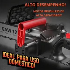 Moto Serra Elétrica 12 Polegadas 2 Baterias 48v Portátil Recarregável Profissional 12p Sem Fio Portátil Potente 2 Correntes - Imagem 8