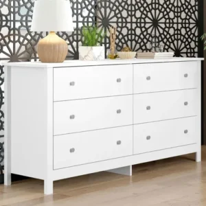 Cômoda Ditália 6 Gavetas Dm-221 Branco Br - Imagem 6