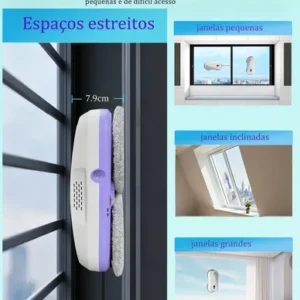 Robô Inteligente Limpa Vidro Puruikai Bivolt | Frete Grátis - Imagem 5