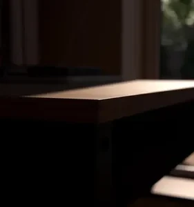 Mesa L De Canto Para Estudo Retro Design Nórdico Mod: Pier - Imagem 2
