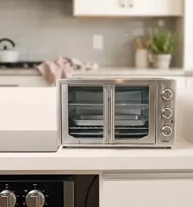 Forno E Fritadeira Sem Óleo Oster 42l French Door 2 Em 1 Cor Prateado TSSTTVFDMAF - Imagem 2