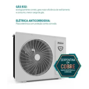 Ar Condicionado Split Inverter 9000btus Frio Pac9fb Philco - Imagem 6