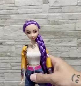 Kit 3 Bonecas Guerreiras Do K-pop Articuladas Musical Rumi - Imagem 2