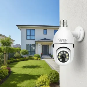 Câmera de Segurança IP Wi-Fi Lâmpada E27 HW 360° Full HD com Visão Noturna e Áudio - HW - Imagem 13