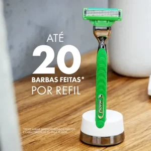 Carga Aparelho De Barbear Gillette Mach3 Sensitive Com Aloe - Imagem 6