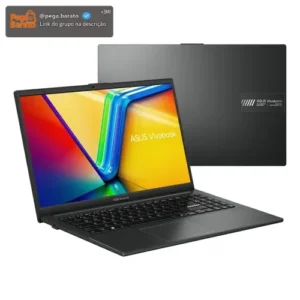 Notebook ASUS VivoBook Go 15 AMD Ryzen 5 7520U 8GB 512GB SSD KeepOS Tela 15,6" FHD Mixed Black - E1504FA-NJ732 - Imagem 1