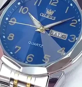 Relógio Masculino Original Olevs 9970 Aço Luminoso Clássico - Imagem 13