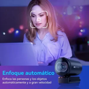 EMEET S600 4K 30FPS Webcam 1080P 60Fps Camera Para Pc Kit Videoconfercncia Live Streaming Com Tripé Autofoco Microfone - Imagem 5