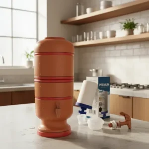 Filtro De Barro Purificador Agua Vela Tripla Ação 6l Total - Imagem 1