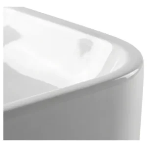 Cuba Pia De Apoio Sobrepor 37x27cm Branca Para Banheiro Lavabo Armário Gabinete Suspenso Luce - SOS Acabamentos by Orcia - Imagem 9