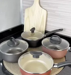 Conjunto Panelas Antiaderente 10 Peças Teflon Várias Cores - Imagem 20