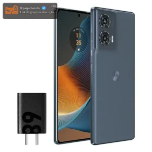 Smartphone Motorola Edge 50 Fusion 5G - 256GB 16GB (8GB RAM+8GB Ram Boost) 50MP Sony AI Camera IP68 NFC - Blue Teal - Imagem 1
