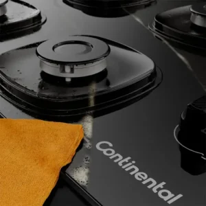 Cooktop 4 Bocas a Gás Continental Mesa de Vidro Preto com Acendimento Automático (KC4GR) - Bivolt - Imagem 7