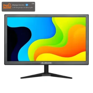 Monitor bluecase 19 office led 75hz 5ms vesa hdmi/vga preto preto - Imagem 1