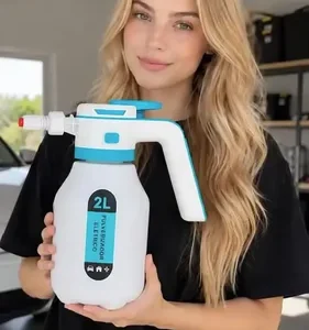 Pulverizador Elétrico Borrifador Portátil Alta Pressão Para Lavagem Automotivo E Limpeza Doméstica Detalhamento Jardim Uso Geral Cor Branco - Imagem 2
