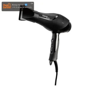 Secador De Cabelos Motor Ac Profissional Easy 1700w Taiff Preto - Imagem 1