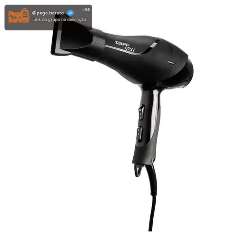 Secador De Cabelos Motor Ac Profissional Easy 1700w Taiff Preto