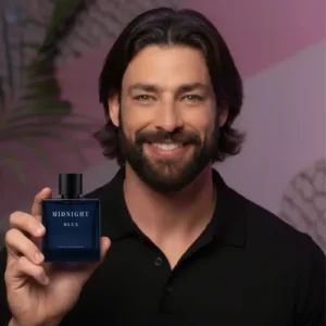 Perfume Masculino Midnight Blue 100ml Alta Fixação Sedutor - Imagem 11
