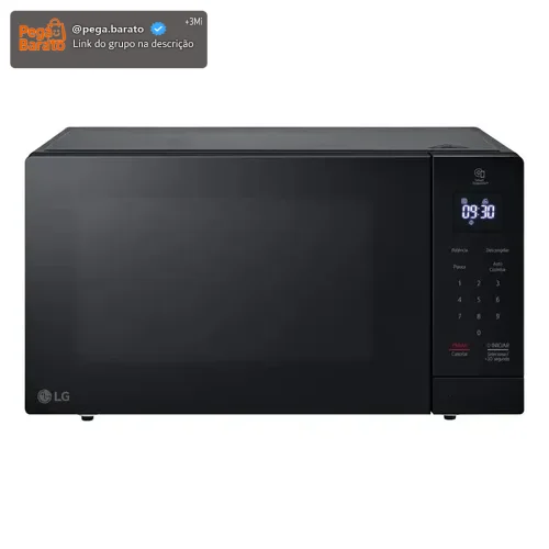 Micro-ondas NeoChef LG 30L Preto Limpa Fácil - 127V