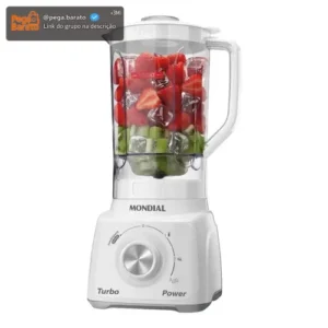 Liquidificador Turbo Power Mondial 550W L-99 WG - Imagem 1