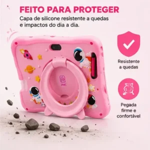 Tablet Infantil Kids Para Criança Com Youtube E Play Cor Ros - Imagem 6