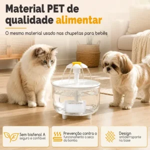 Bebedouro Automático Fonte Água Para Gatos E Cães Com Filtro - Imagem 2