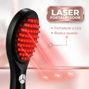 Escova Massageadora Capilar Led 4 Em 1 Terapêutica Cabelo - Imagem 4