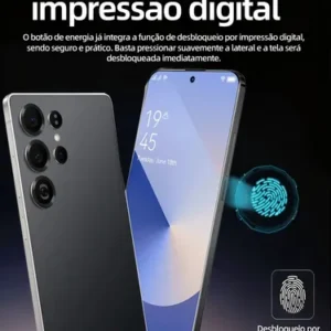 Smartphone Bobarry Tela Gigante 6.78 Polegadas Dual Sim Dual Standby Android 15 Processador Dimensity 7200 Câmera Dupla 18mp+52mp Bateria 5000mah 16gb Ram+512gb Rom Azul - Imagem 3
