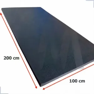 Manta Piso 2x1 - 10mm Tapete Tatame Borracha Eva Texturizado - Imagem 5