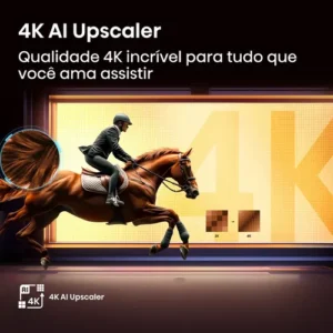 Smart TV Hisense HI-QLED 4K 50" polegadas com Processador AI, Dolby Vision Atmos e Compatibilidade Alexa - 50Q6QVV - Imagem 10