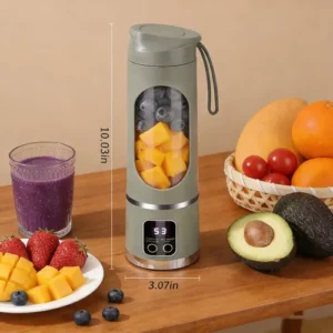 Mini Liquidificador Mixer Portátil Recarregável 450ml Shake - Imagem 13