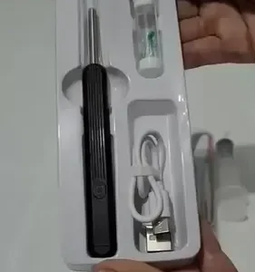 Otoscópio HD Digital com Câmera LED WI-FI para Ouvido, Nariz e Garganta + kit de Limpeza com Seringa, Android, IOS, Iphone. - Imagem 8