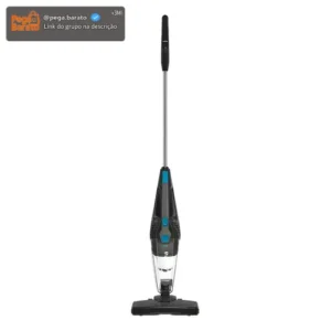 Aspirador de Pó Vertical Midea, 1350W, 2 em 1, cabo de 5M, Preto e Azul - Imagem 1