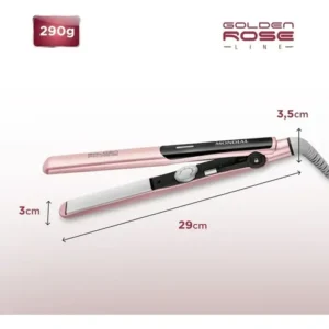 Prancha Alisadora Mondial Golden Rose/Preto Bivolt P-20 - Imagem 7