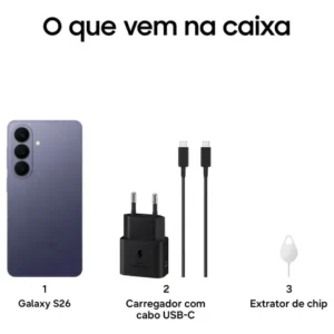 Celular Samsung Galaxy S26 5G, 512GB, 12GB RAM, Galaxy AI, Câmera Tripla de 50+12+10, Tela de 6.3" Branco - Imagem 6