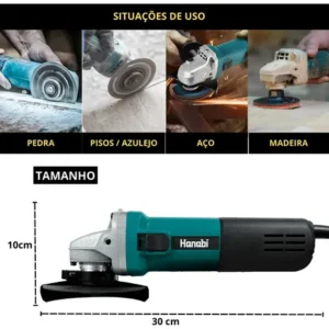 Esmerilhadeira Lixadeira Angular 880w 115mm 11000rpm - Imagem 7